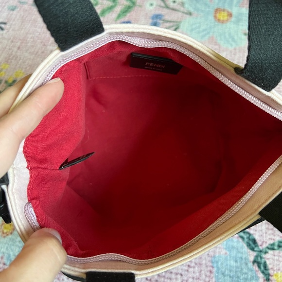 Fendi mini embroidered shopping tote - Picture 7 of 12